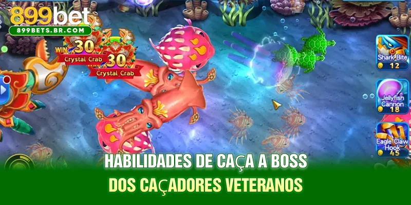 Habilidades de caça a Boss dos caçadores veteranos