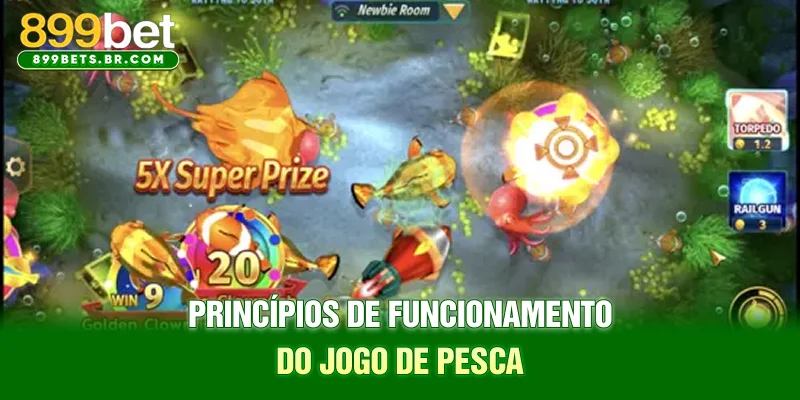 Princípios de funcionamento do jogo de pesca