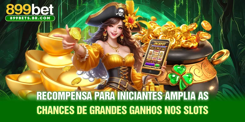 Recompensa para iniciantes amplia as chances de grandes ganhos nos slots